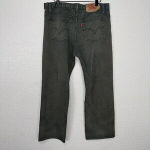 Vintage Levis 501 Jeans 38x30‎ Green Levi’s USA 90's Iconic Button Fly Casual